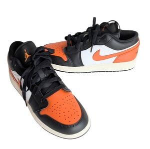 Nike Air Jordan 1 Low Basketball Shoes Kids Size 7